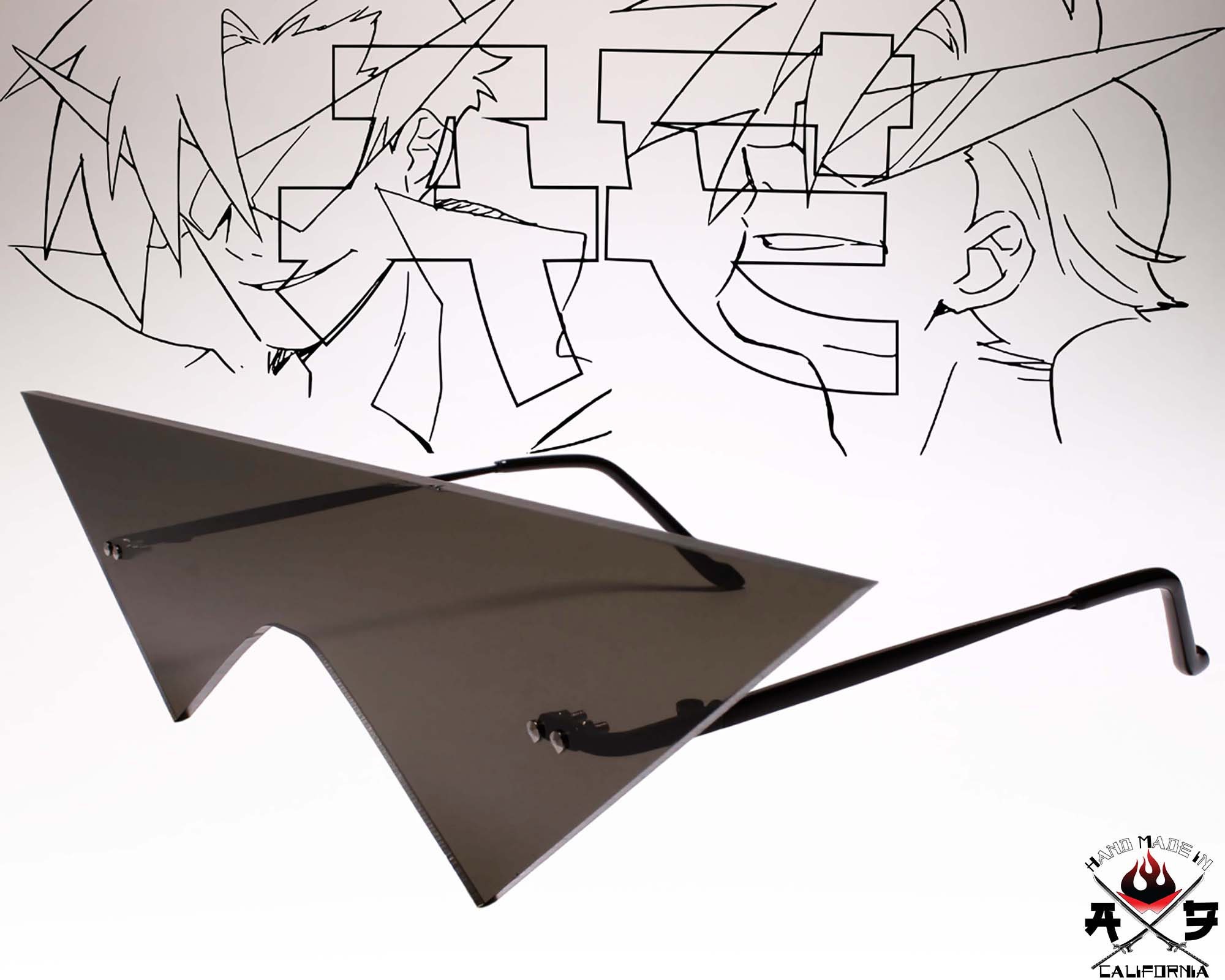 image_02-4 Futuristic Pointy Anime Manga Costume Cosplay Eyewear Sun Glasses